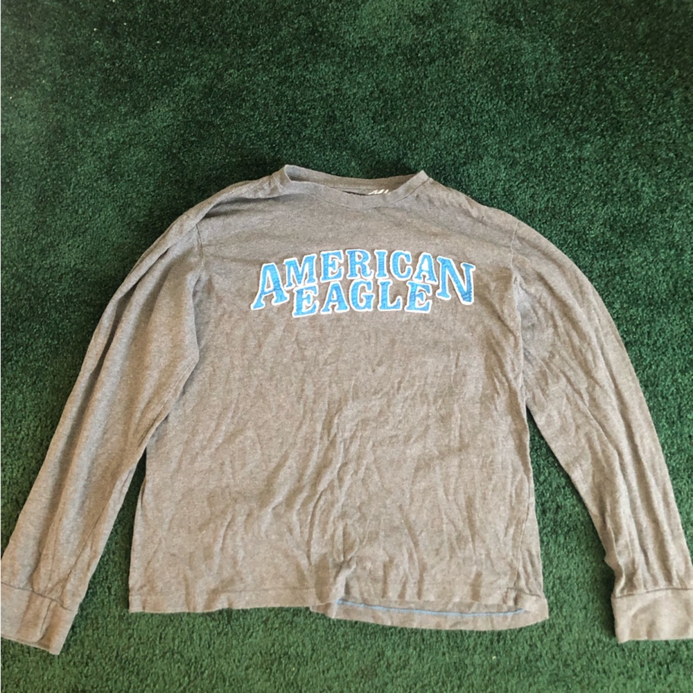 Gray long sleeve T